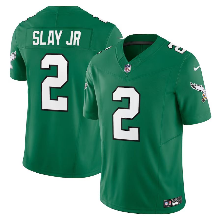 Men Philadelphia Eagles #2 Darius Slay Jr. Nike Kelly Green Alternate Vapor F.U.S.E. Limited NFL Jersey->philadelphia eagles->NFL Jersey